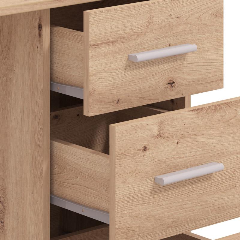 Γραφείο Leo Artisan Oak 121X50X75Εκ Fylliana