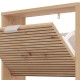 Παπουτσοθήκη Base 13 Artisan Oak-Artisan Oak Με Μαύρες Γραμμές/Μαύρο 58X18X119Εκ Fylliana