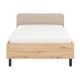 Κρεβάτι Barletta 120 Artisan Oak Με Μπεζ Ύφασμα 131X213,5X85,5Εκ (120X200) Fylliana