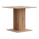 Τραπέζι Τραπεζαρίας Capua Artisan Oak Χρώμα 80x80x76εκ