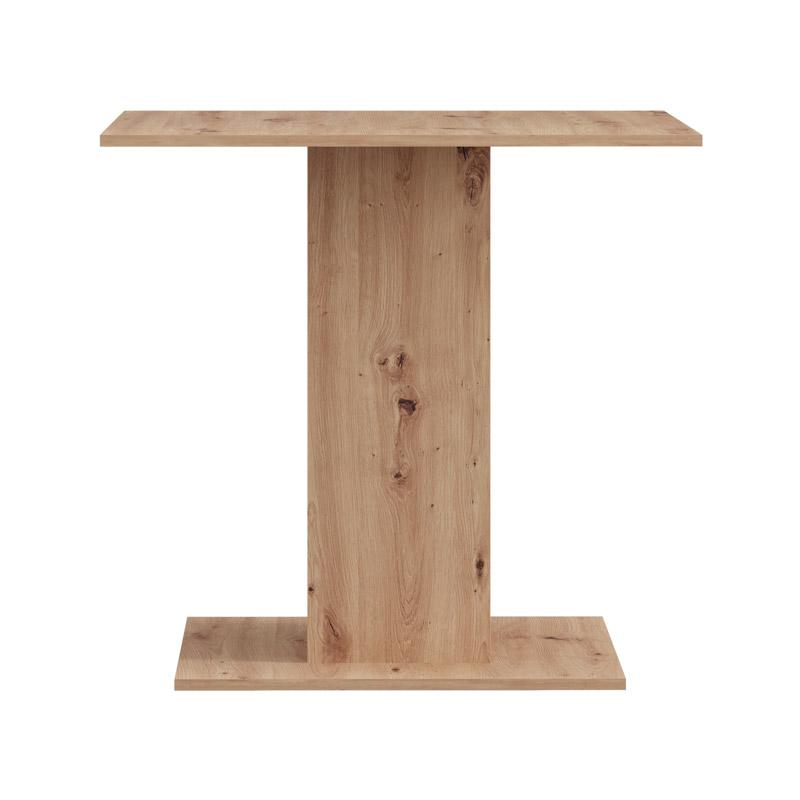 Τραπέζι Τραπεζαρίας Capua Artisan Oak Χρώμα 80x80x76εκ