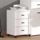 Συρταριέρα Γραφείου Almond 38 3f Rs Ξύλινη Λευκό 39x35x56Εκ Fylliana