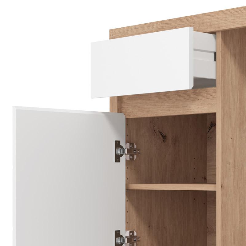 Γραφείο Diofant Ξύλινο Λευκό 98x45x74εκ. Fylliana