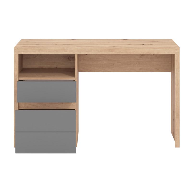 Γραφείο Hipatia 2f Lp Artisan Ξύλινο Γκρι Γραφίτης 127x51x77εκ. Fylliana