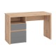 Γραφείο Hipatia 2f Lp Artisan Ξύλινο Γκρι Γραφίτης 127x51x77εκ. Fylliana