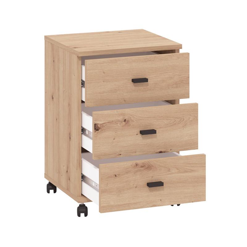Συρταριέρα Γραφείου Almond 38 3F Rs Artisan Χρώμα 39X35X56Εκ