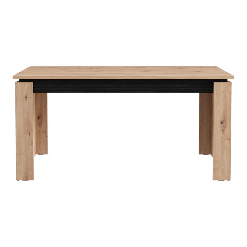 Τραπέζι Τραπεζαρίας Marron Artisan-Μαύρο 160X90X77Εκ Fylliana