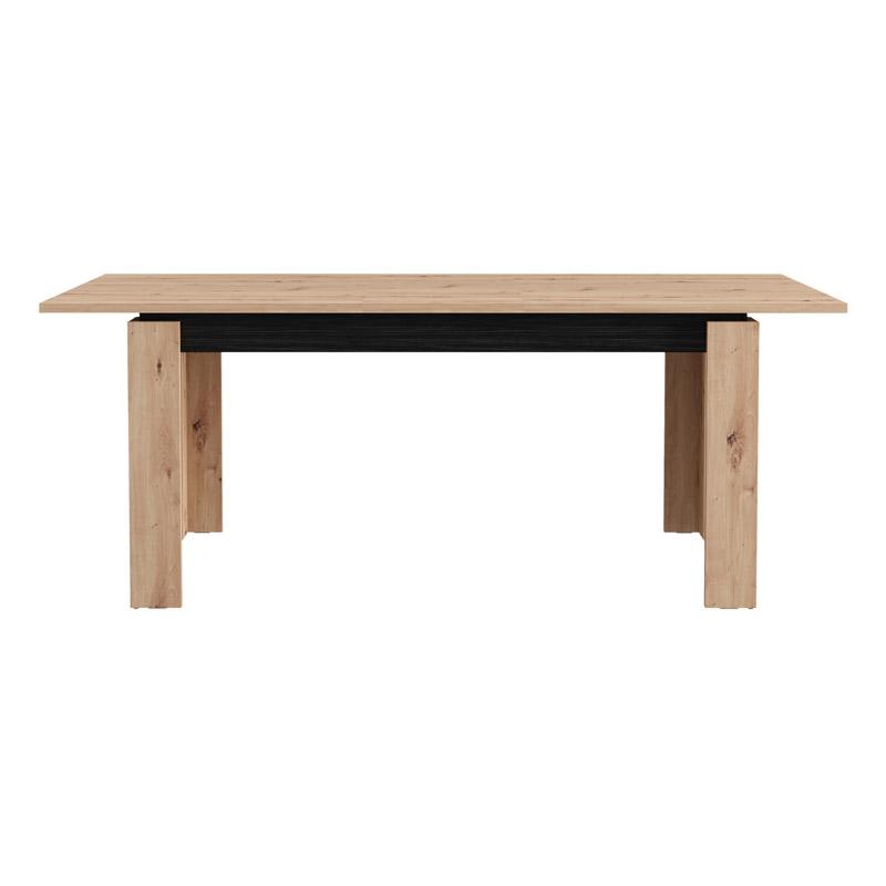 Τραπέζι Τραπεζαρίας Marron Artisan-Μαύρο 160X90X77Εκ Fylliana
