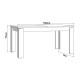 Τραπέζι Τραπεζαρίας Marron Artisan-Μαύρο 160X90X77Εκ Fylliana