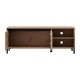 Έπιπλο Τηλεόρασης Marron Tv 138 3K2V Artisan-Μαυρο 138X40X52Εκ Fylliana