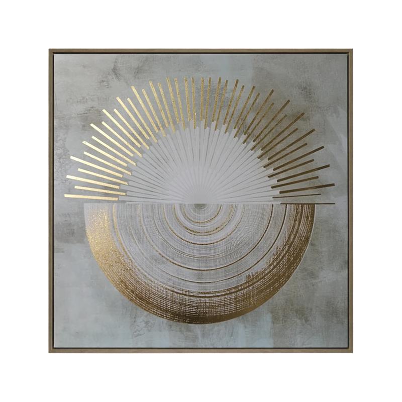 Κάδρο Σε Καμβά Fylliana Circle 232928 80x4x80Εκ