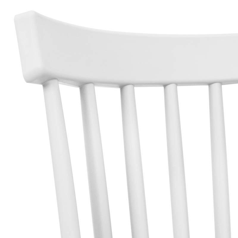 Καρέκλα Τραπεζαρίας Fylliana Rubina Λευκό Χρώμα 51x50x84Εκ