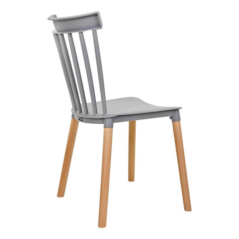 Καρέκλα Τραπεζαρίας Rubina Γκρι Χρώμα 51X50X84Εκ Fylliana 