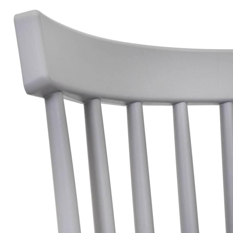 Καρέκλα Τραπεζαρίας Rubina Γκρι Χρώμα 51X50X84Εκ Fylliana 