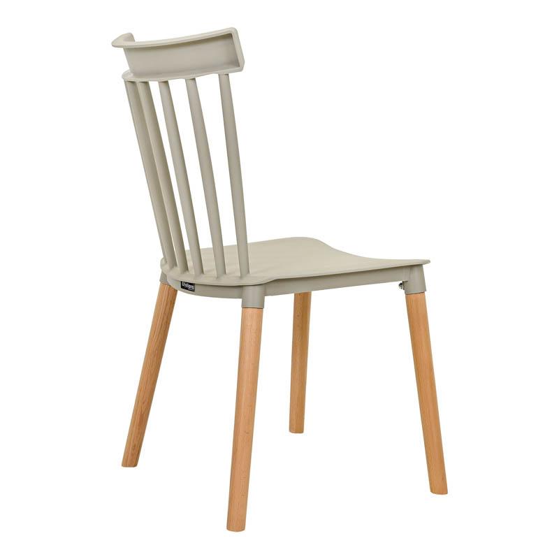 Καρέκλα Τραπεζαρίας Fylliana Rubina Σκούρο Γκρι Χρώμα 51x50x84Εκ