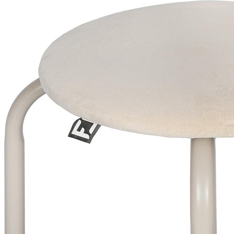 Μεταλλικό Σκαμπό Fylliana 529 Σαμπάνι Χρώμα 31x45Εκ