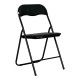 Μεταλλική Αναδιπλούμενη Καρέκλα Fylliana 758 Μαύρη 43x44x78Εκ