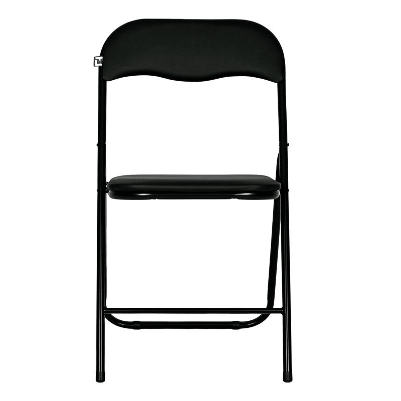Μεταλλική Αναδιπλούμενη Καρέκλα Fylliana 758 Μαύρη 43x44x78Εκ