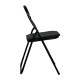 Μεταλλική Αναδιπλούμενη Καρέκλα Fylliana 758 Μαύρη 43x44x78Εκ