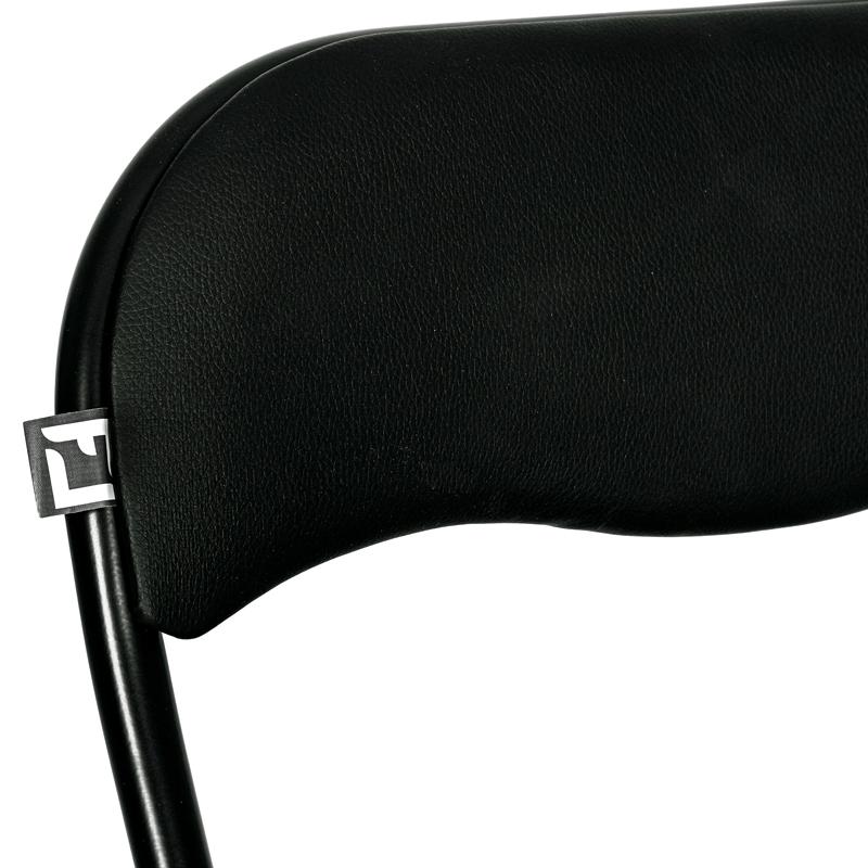 Μεταλλική Αναδιπλούμενη Καρέκλα Fylliana 758 Μαύρη 43x44x78Εκ