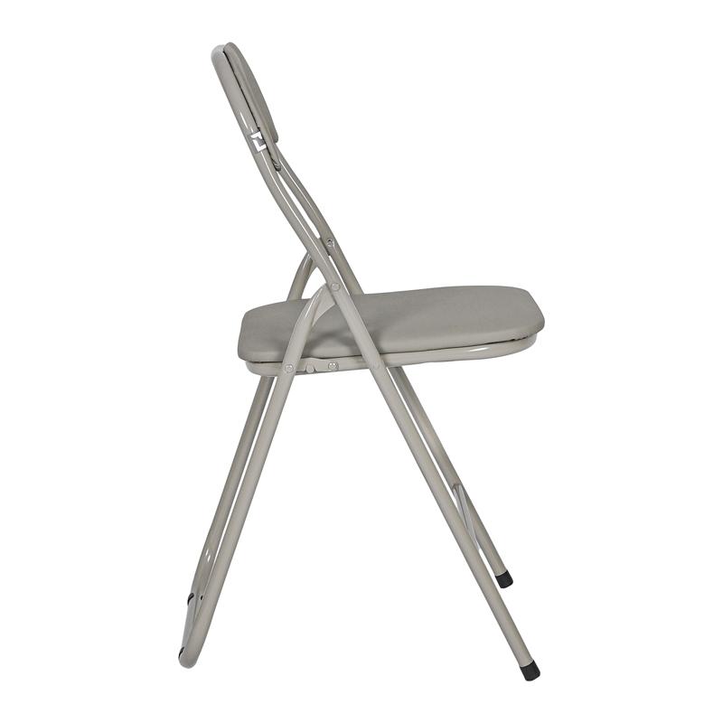 Μεταλλική Αναδιπλούμενη Καρέκλα Fylliana 758 Γκρι 43x44x78Εκ
