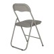 Μεταλλική Αναδιπλούμενη Καρέκλα Fylliana 758 Γκρι 43x44x78Εκ