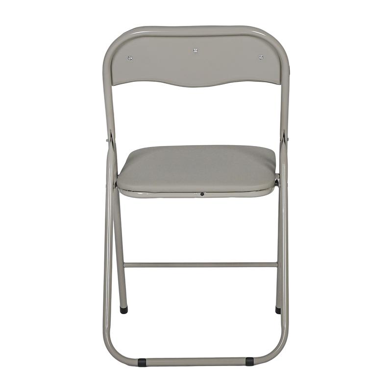 Μεταλλική Αναδιπλούμενη Καρέκλα Fylliana 758 Γκρι 43x44x78Εκ