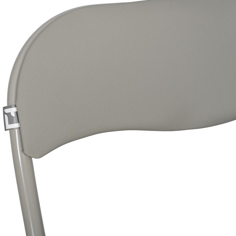 Μεταλλική Αναδιπλούμενη Καρέκλα Fylliana 758 Γκρι 43x44x78Εκ