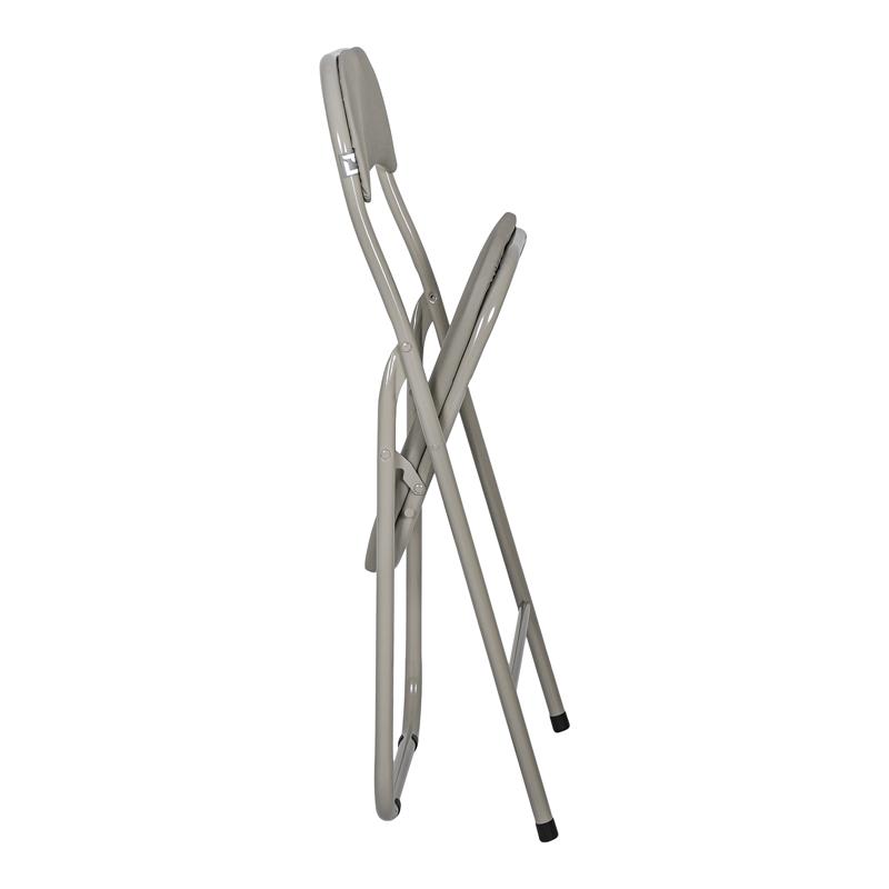 Μεταλλική Αναδιπλούμενη Καρέκλα Fylliana 758 Γκρι 43x44x78Εκ