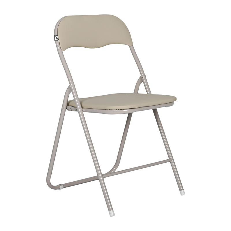 Μεταλλική Αναδιπλούμενη Καρέκλα Fylliana 758 Σαμπανί 43x44x78Εκ