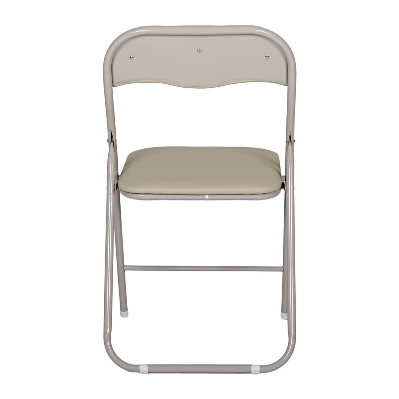 Μεταλλική Αναδιπλούμενη Καρέκλα Fylliana 758 Σαμπανί 43x44x78Εκ