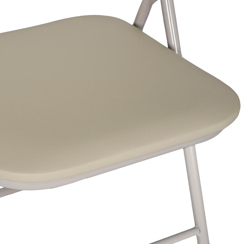 Μεταλλική Αναδιπλούμενη Καρέκλα Fylliana 758 Σαμπανί 43x44x78Εκ