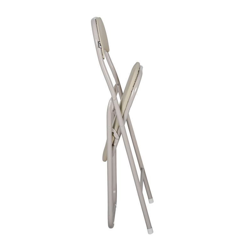 Μεταλλική Αναδιπλούμενη Καρέκλα Fylliana 758 Σαμπανί 43x44x78Εκ