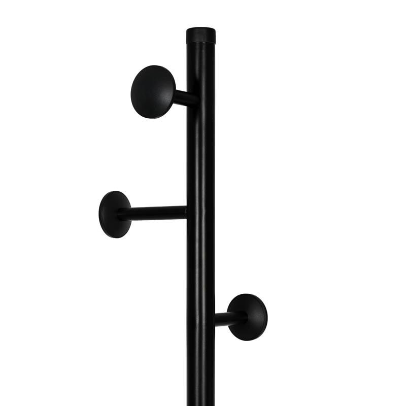 Καλόγερος Μεταλλικός Μαύρος 35x35x175cm Fylliana Fl6036 
