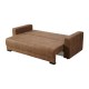 Καναπές/Κρεβάτι 3 Θέσιος "Marbo" Καφέ 237x99x76εκ Fylliana 