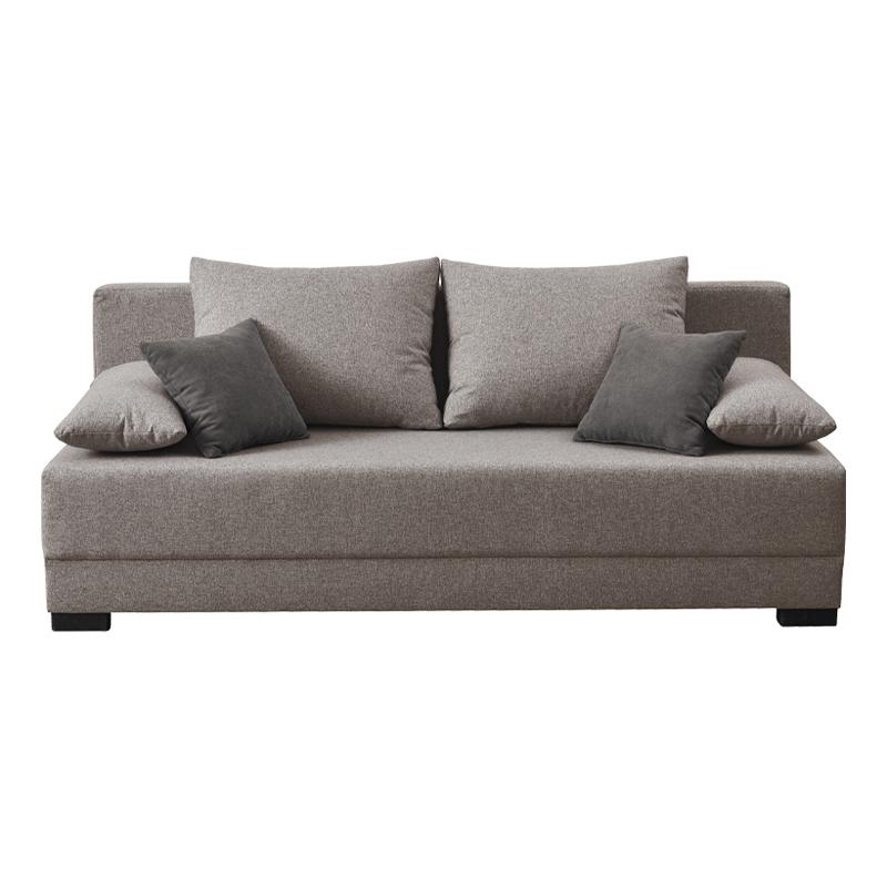 Καναπές Κρεβάτι "Dante" Μπεζ/Καφέ Χρώμα 198x88x77Εκ