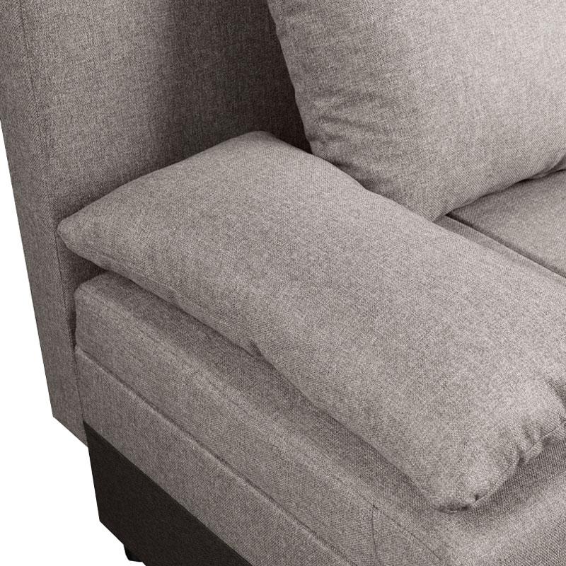 Γωνιακός Καναπές Κρεβάτι Galina Μπεζ-Καφέ 200X151X80Εκ Fylliana