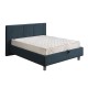 Διπλό Κρεβάτι Uno Cube Navy Blue Χρώμα 194x217x115Εκ