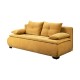 Καναπές Κρεβάτι Mina Κίτρινο Χρώμα 208X95X80 εκ