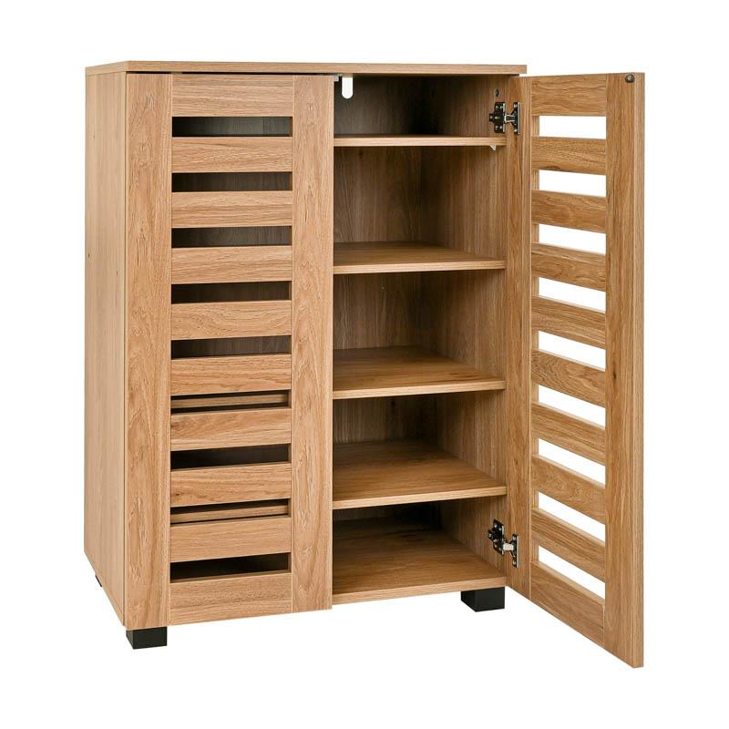 Παπουτσοθήκη "Vento" Με 4 Ράφια Χρώμα Artisan Oak 60X33X87Εκ Fylliana 