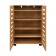 Παπουτσοθήκη "Vento" Με 4 Ράφια Χρώμα Artisan Oak 60X33X87Εκ Fylliana 