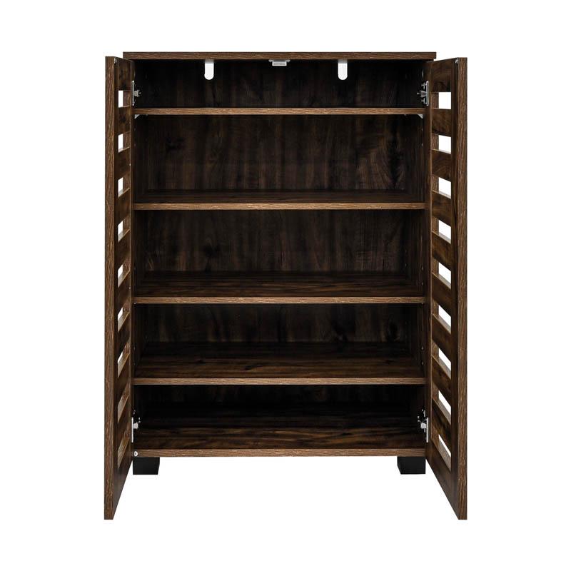 Παπουτσοθήκη "Vento" Με 4 Ράφια Χρώμα Brown Oak 60x33x87Εκ Fylliana 