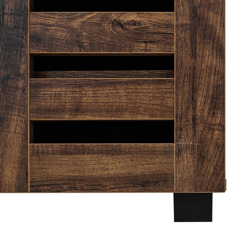 Παπουτσοθήκη "Vento" Με 4 Ράφια Χρώμα Brown Oak 60x33x87Εκ Fylliana 