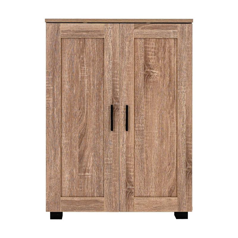 Παπουτσοθήκη "Cubo" Με 4 Ράφια Χρώμα Grey Oak 60x33x84Εκ Fylliana 