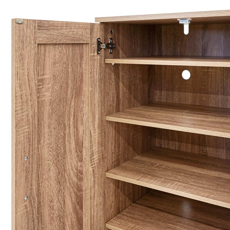 Παπουτσοθήκη "Cubo" Με 4 Ράφια Χρώμα Grey Oak 60x33x84Εκ Fylliana 