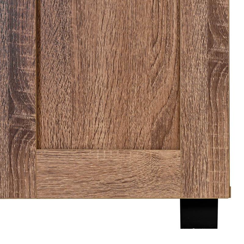 Παπουτσοθήκη "Cubo" Με 4 Ράφια Χρώμα Grey Oak 60x33x84Εκ Fylliana 