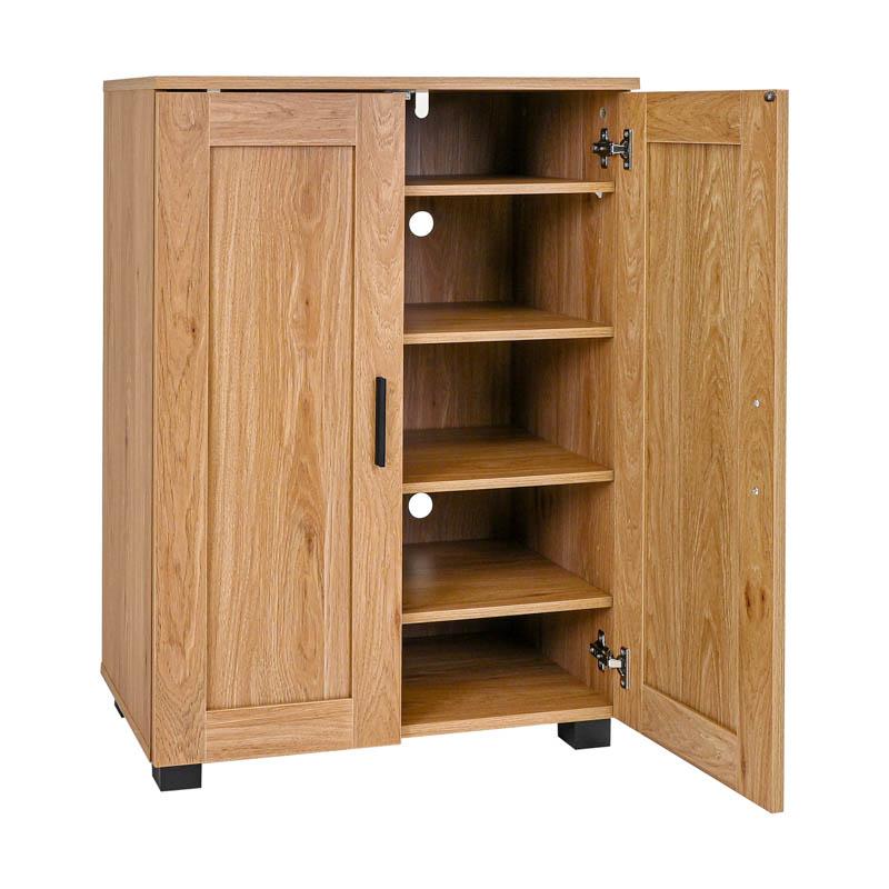 Παπουτσοθήκη "Cubo" Με 4 Ράφια Χρώμα Artisan Oak 60x33x84Εκ Fylliana 