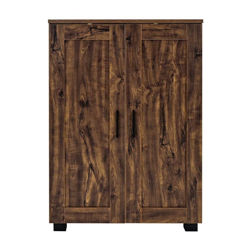 Παπουτσοθήκη "Cubo" Με 4 Ράφια Χρώμα Brown Oak 60x33x84Εκ Fylliana 