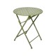 Σετ Μεταλλικό Τραπέζι Κήπου Με 2 Καρέκλες Gordon Πράσινο Χρώμα Fylliana 
