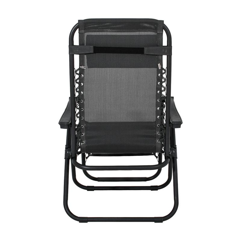 Πολυθρόνα Αναδιπλούμενη Εξοχής  "Zero Gravity Deluxe" Γκρι Χρώμα 93X65X104 εκ. Fylliana